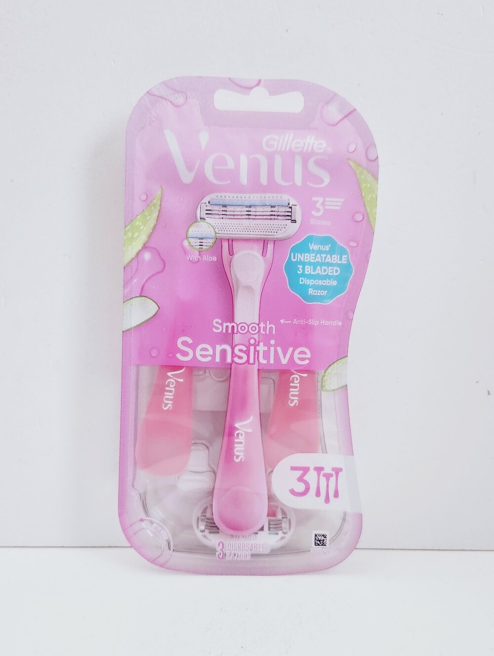 ⭐4/$15 Gillette Venus Smooth Sensitive 3-Blade Disposable Razor